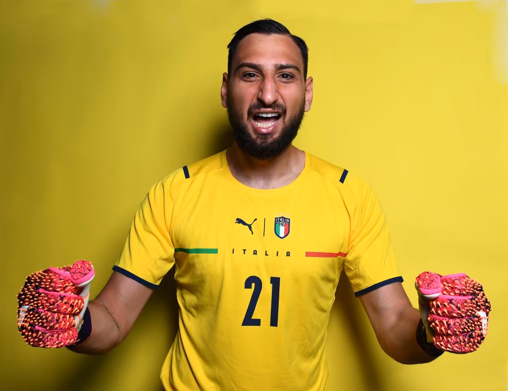 Gigio Donnarumma, portiere della Nazionale