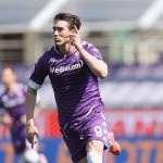 Dusan Vlahovic, attaccante della Fiorentina.
