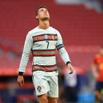 Cristiano Ronaldo con la maglia del Portogallo