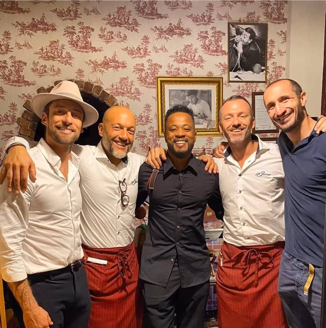 Marchisio, Evra e Chiellini a cena insieme