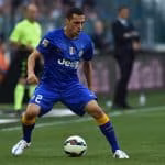 Romulo in azione con la Juve
