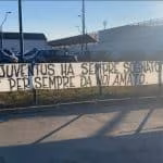 Striscione Juve