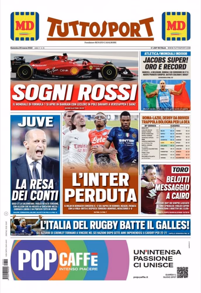 Tuttosport 20-3-2022