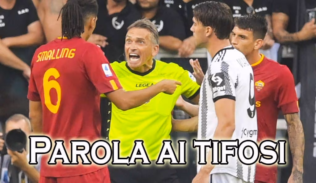 Tifosi bianconeri contro Irrati