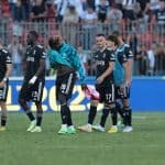 Giocatori Juventus chiedono scusa per la sconfitta contro il Monza