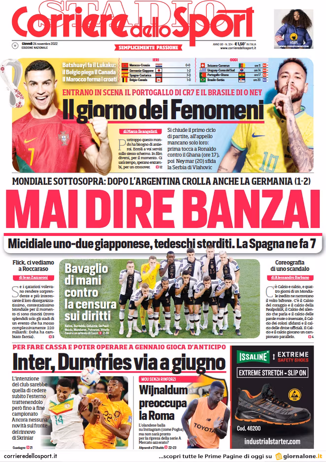 Corriere dello Sport 24-11-22
