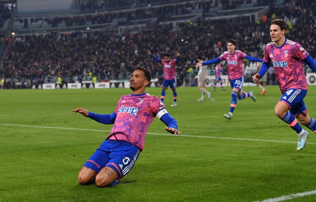 Danilo festeggia il gol vittoria all'Udinese