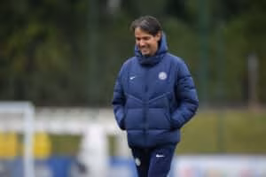 L'allenatore dell'Inter Simone Inzaghi