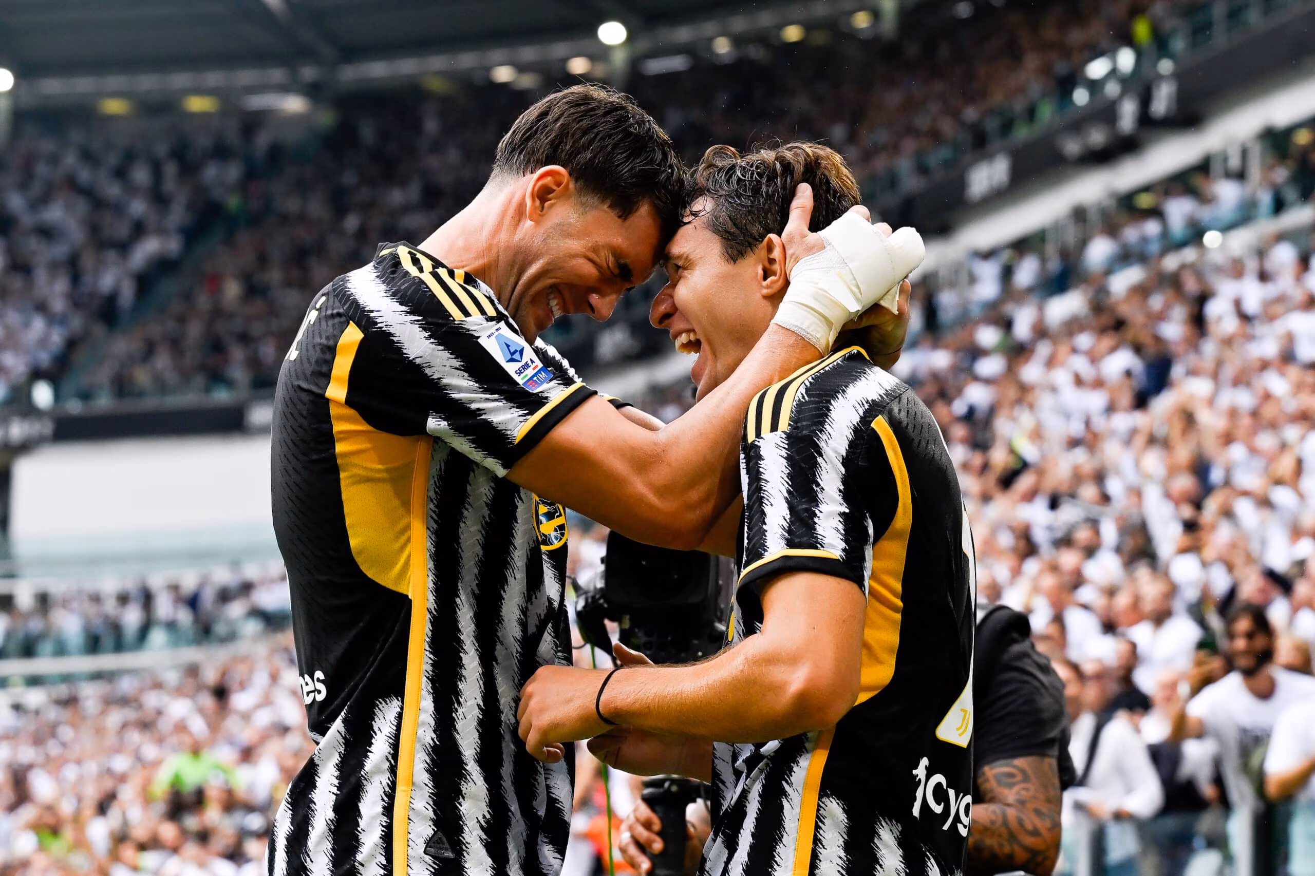 Federico Chiesa e Dusan Vlahovic