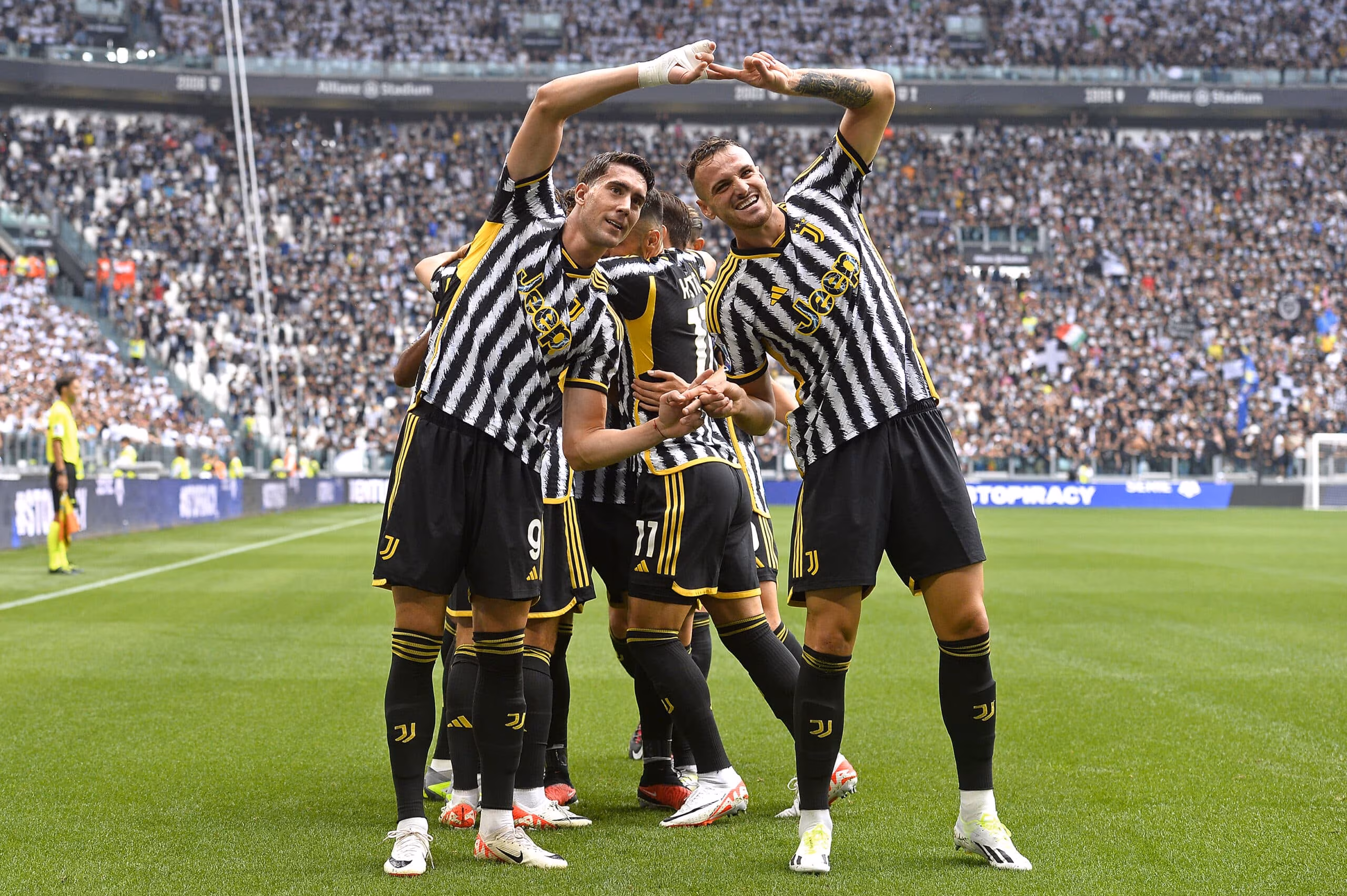 Dusan Vlahovic e Federico Gatti