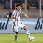 Matias Soulè con la maglia della Juve