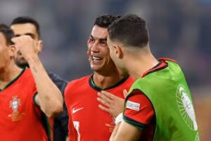 cristiano ronaldo portogallo in lacrime