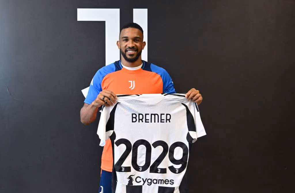 Il difensore della Juve Gleison Bremer
