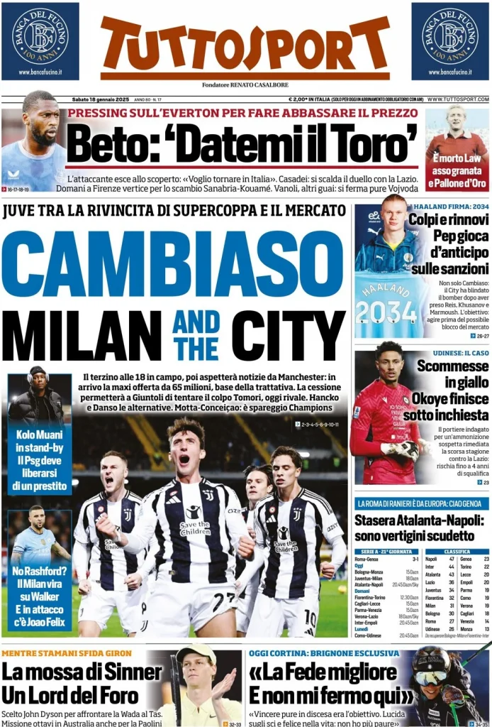 Rassegna 18-1-25