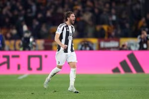 Il centrocampista della Juve Manuel Locatelli