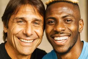 Antonio Conte e Osimhen