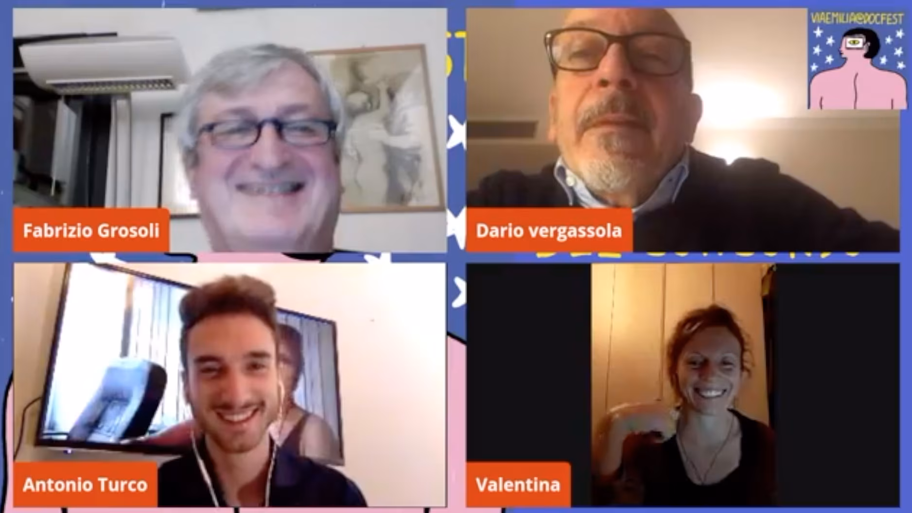 La premiazione svoltasi in streaming