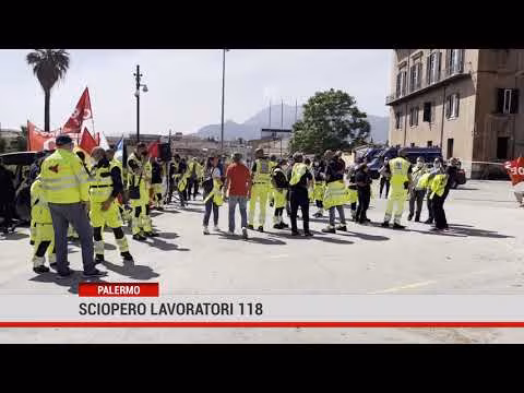 Sciopero lavoratori del 118