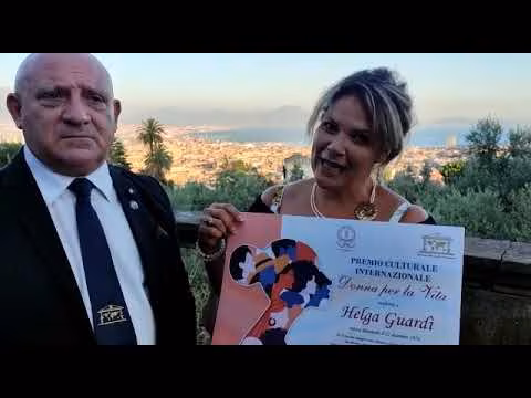 CONFERITO ALLA DOCENTE MONREALESE HELGA GUARDÌ IL PREMIO CULTURALE INTERNAZIONALE DONNA PER LA VITA