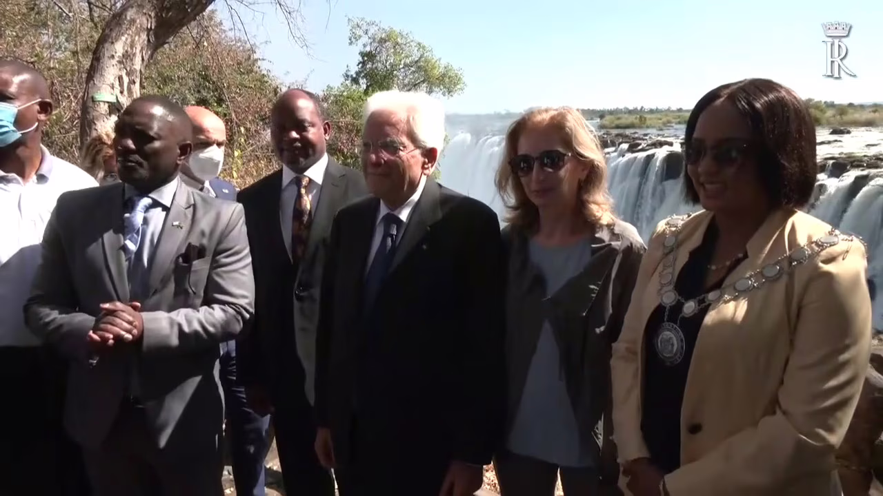 Zambia, Mattarella a Livingstone