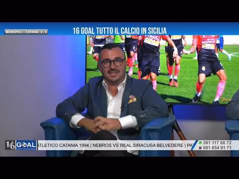 16 GOAL - PUNTATA 01 - 21 SETTEMBRE 2023