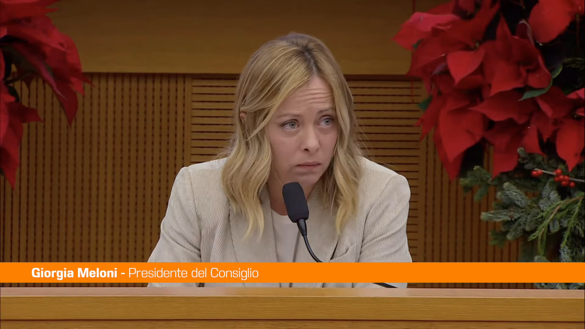 Meloni "Non mi faccio condizionare"