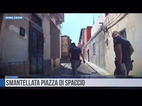 Catania. Smantellata piazza di spaccio