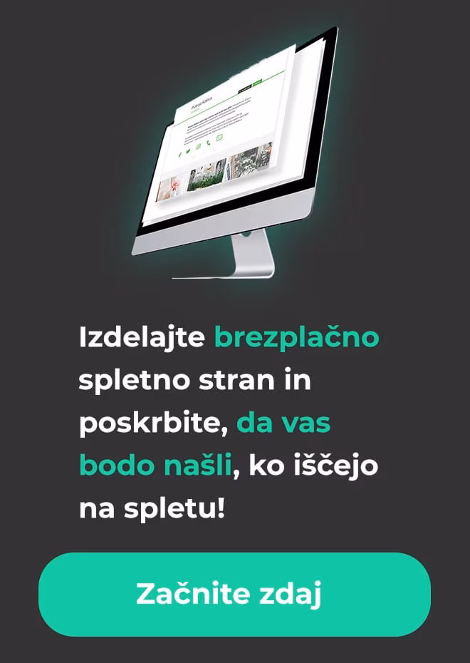 Izdelajte brezplačno spletno stran