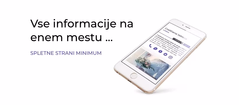 Izdelava spletnih strani Minimum