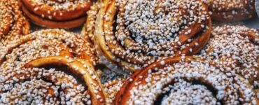 brown donuts with chocolate sprinkles