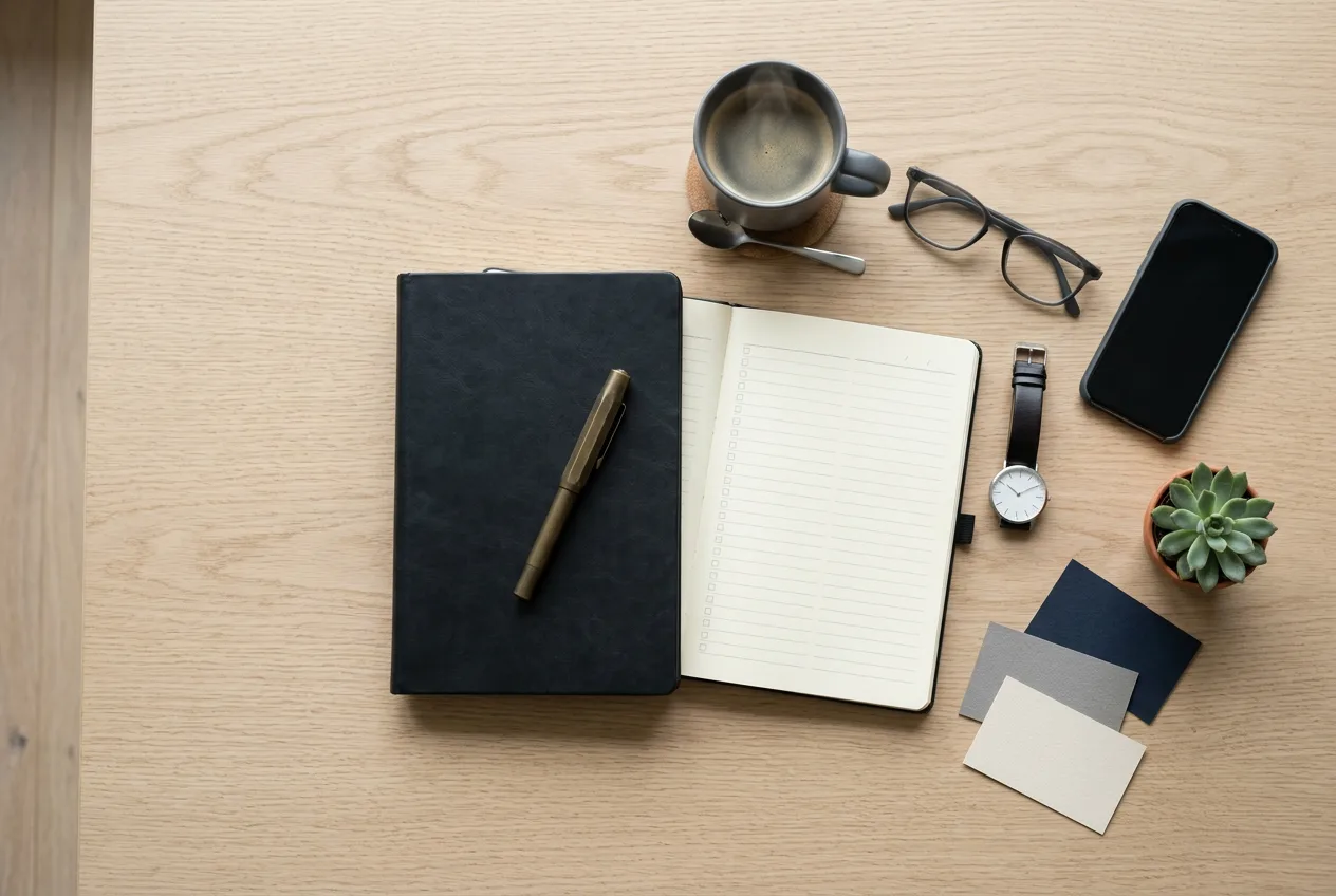 Zaposleni, ki na sestanku samozavestno in mirno postavlja meje glede novih nalog in prioritet