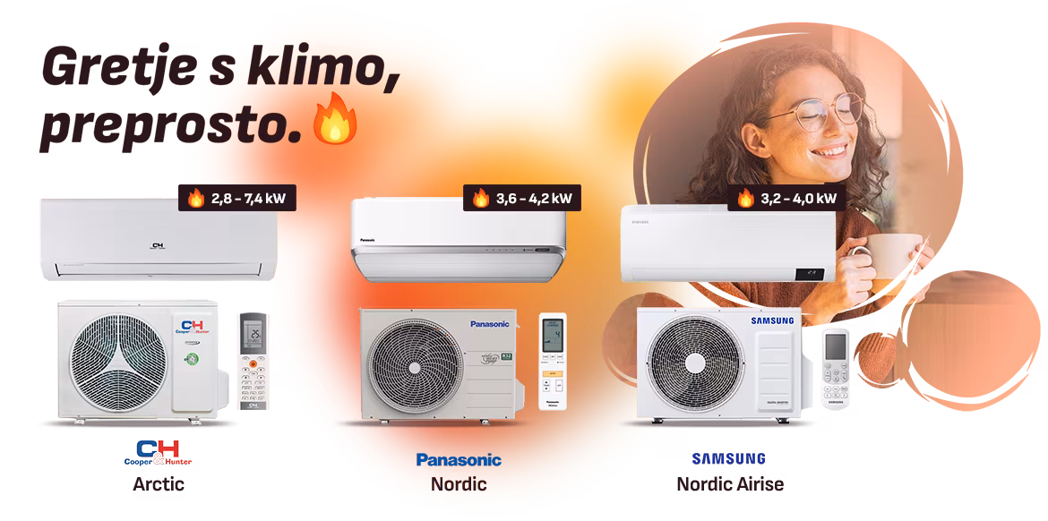 Ogrevanje s klimatsko napravo