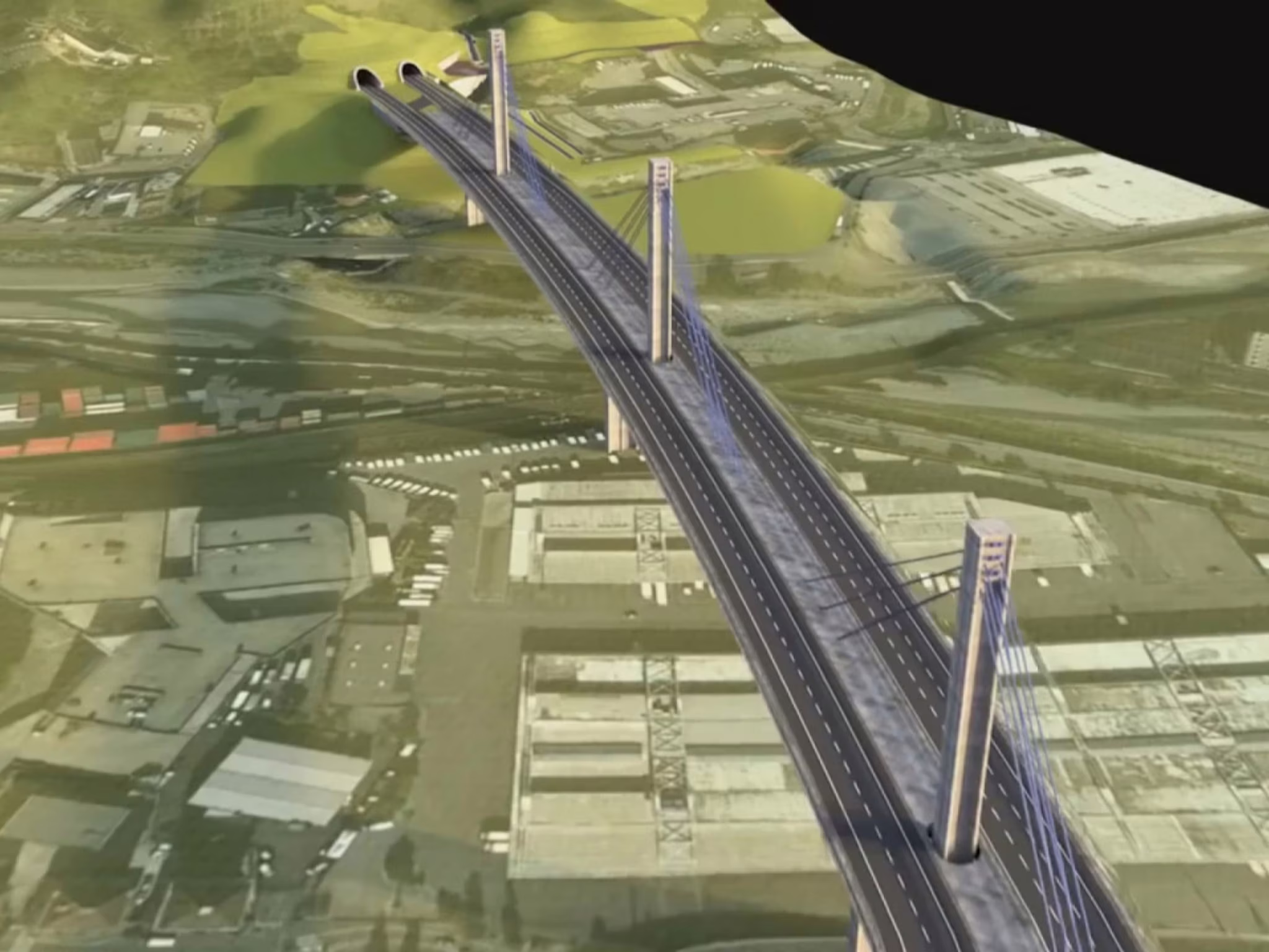 Viadotto strallato sul Polcevera
