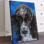 Custom Pet Portrait Painting Canvas Print - 11x14 and 16x20 inches