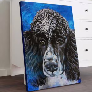 Custom Pet Portrait Painting Canvas Print - 11x14 and 16x20 inches
