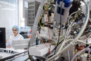 Macchinari in laboratorio