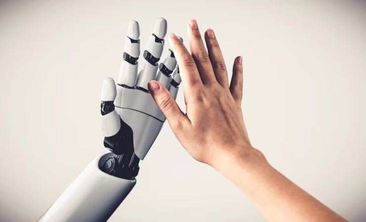 Mano robot umano