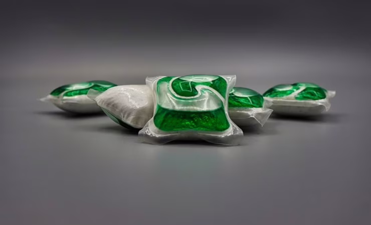 lavaggio con capsule per lavastoviglie