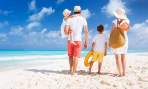 Famiglia in vacanza