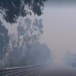 fuoco autostrada catania