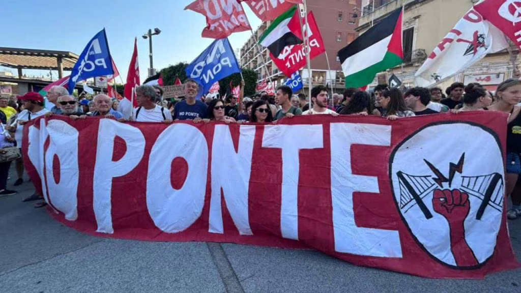 no ponte messina manifestazione