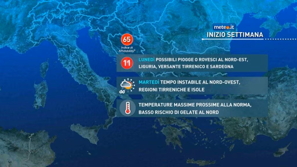 dicembre 2025 inizio meteo