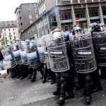 scontri corteo cortei