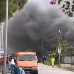 santa flavia incendio