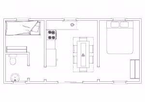 tlorisi zenles bivalnega kontejnerja