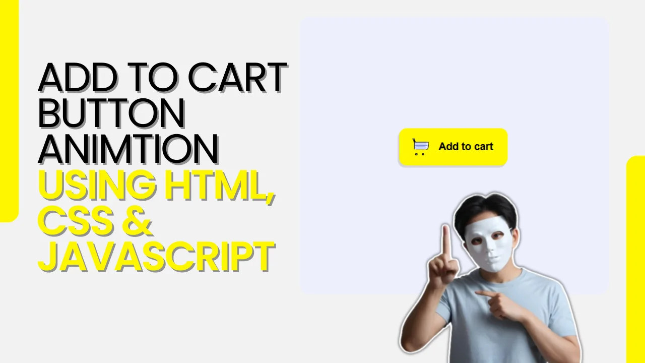 Add to cart Button Animation using JavaScript