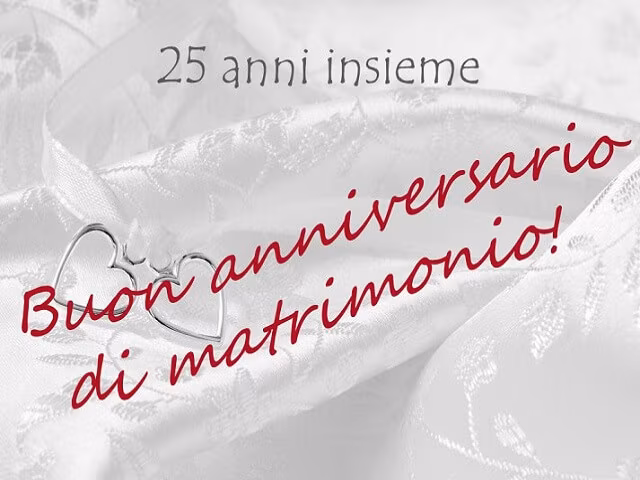 immagini anniversario 25 anni matrimonio