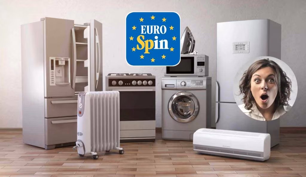 EUROSPIN FUORI TUTTO: elettrodomestici in offerta per l’estate | Fila alle casse con i carelli pieni
