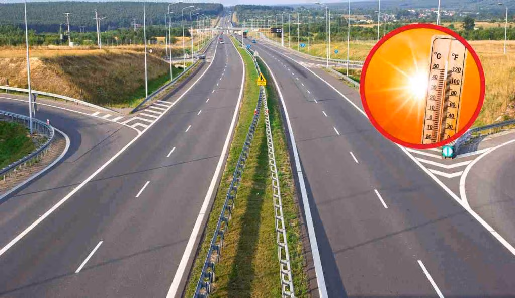 Il Caldo ‘scioglie le strade’: chi abita in questa città, sta sprofondando con le auto