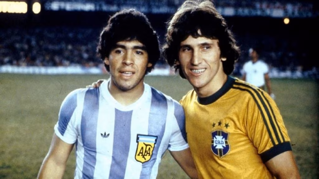 Zico non ha dubbi “Maradona è migliore di Messi”